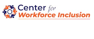 Center for Workforce Inclusion logo with orange and blue icon of people in circle