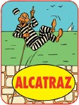 Alcatraz Escape Sticker