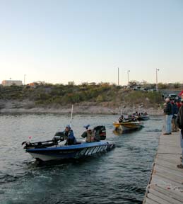 Lake Amistad is well known for its excellent bass fishing.