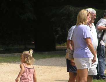 Visitors enjoy a nice time