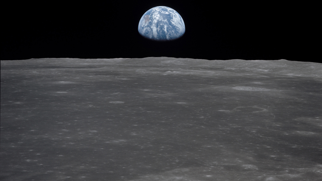 View of Earth from the Moon