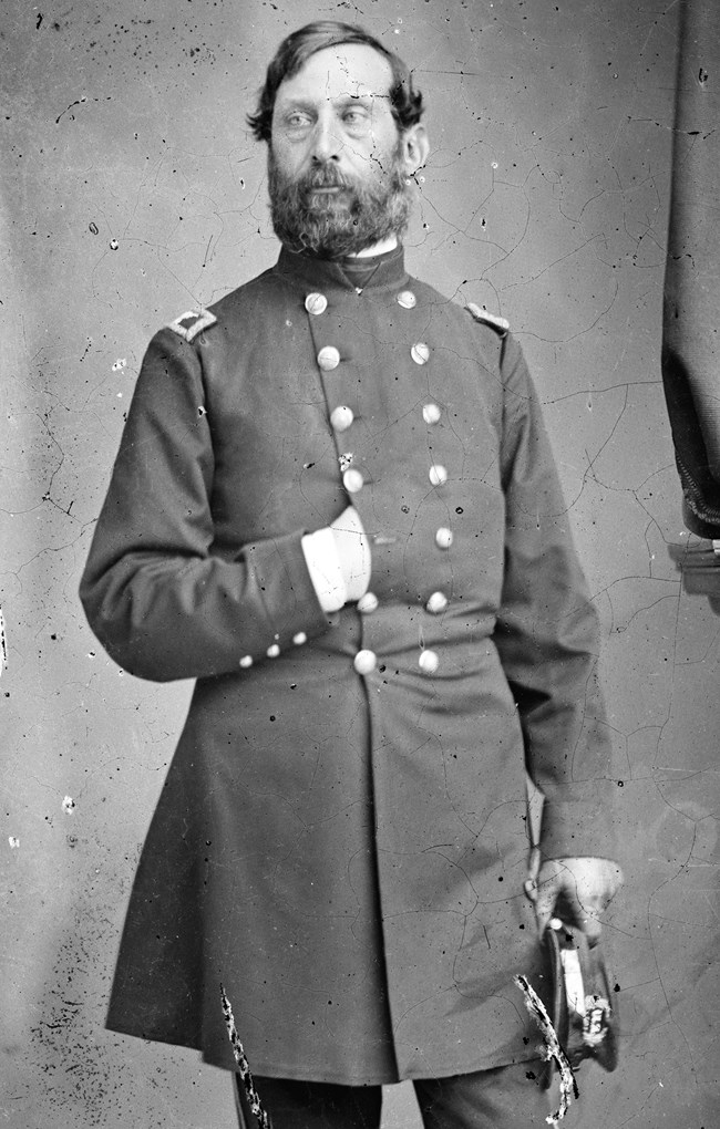 Portrait of standing Civil War Federal general