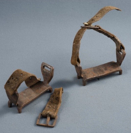 archival photo, meta, leather