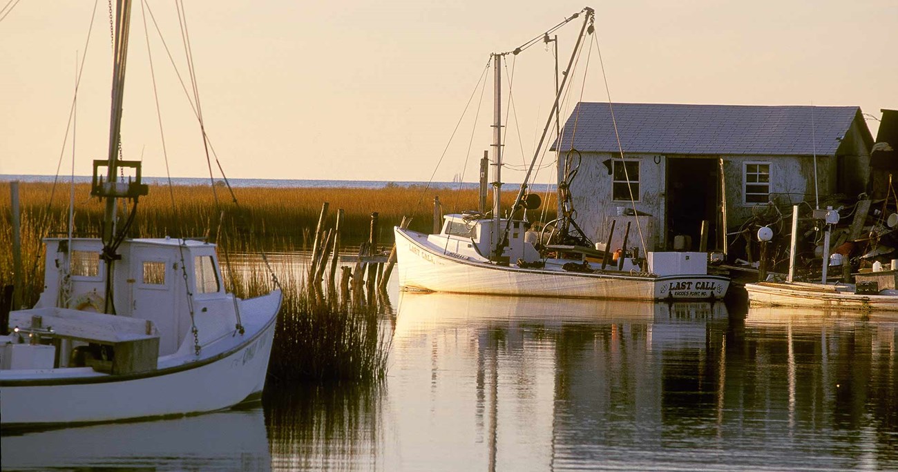 A boat on the water.