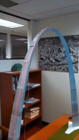 TThree Dimensional Scale Model of the Arch.
