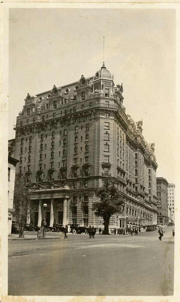 exterior of Willard hotel in DC Smithsonian Collections