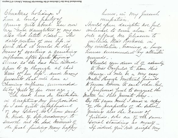 handwritten letter dated September 28, 1881 pt. 2