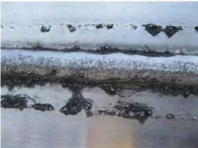 Field observations: Discoloration of stainless steel of the Arch.