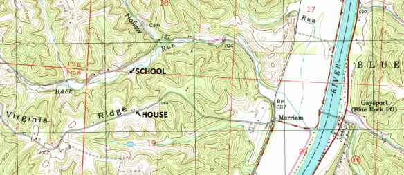 map of Muskingum County. Ohio