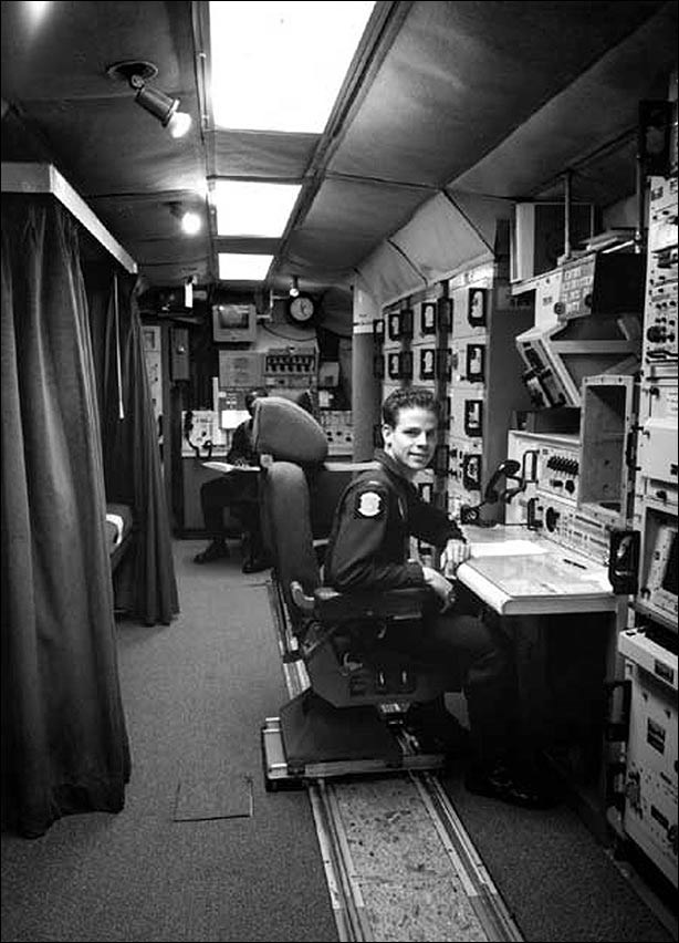 Man Inside Launch Control Center, 1991.