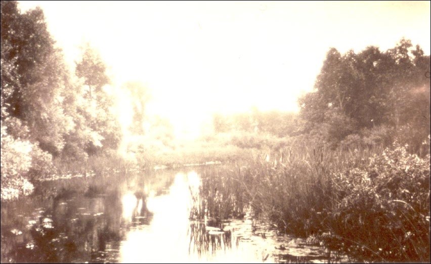 Natural prairie river, c. 1911.