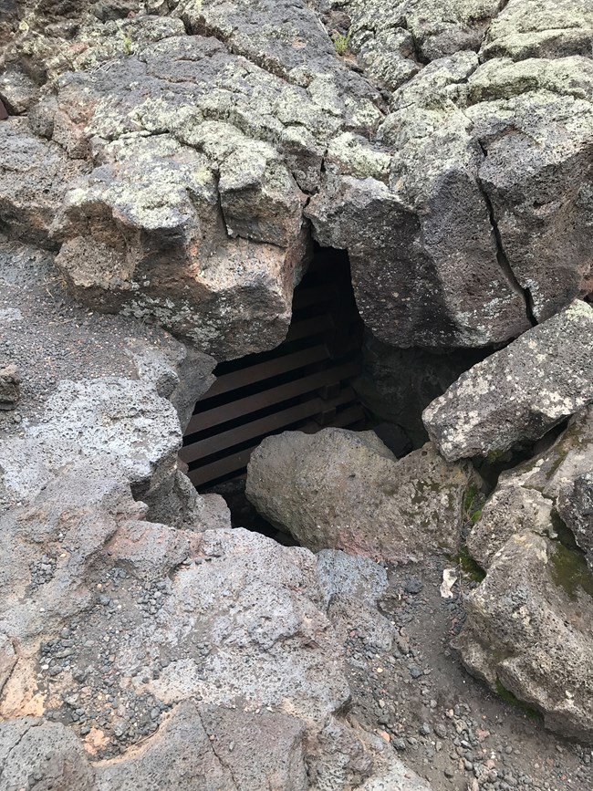 Photo of a cave opening