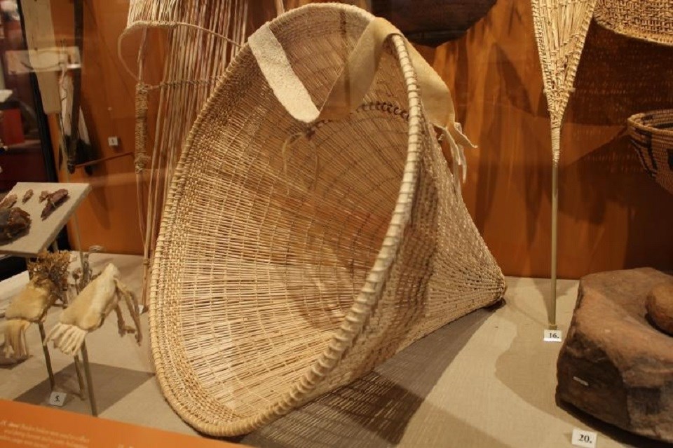 Conical-shaped basket