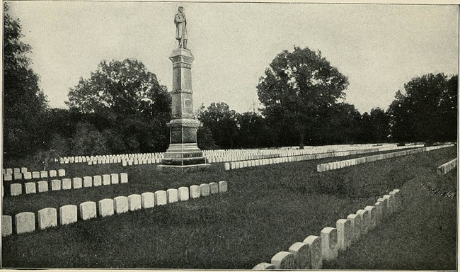 Drawing of Andersonville National Cemetery