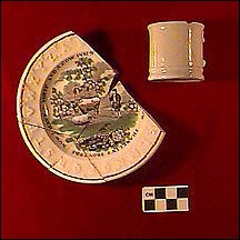 Children's dishes, late 19th century.