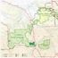 Section of the Badlands National Park map