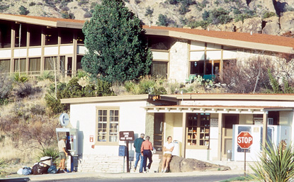 Chisos Mountains Lodge and the original Basin Store, 1980s