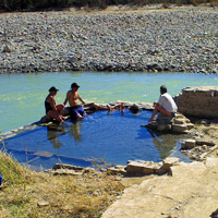 Remains of the Hot Springs bathhouse