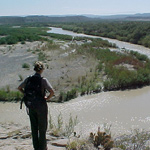 Overlooking the Rio Grande from the mouth of Boquillas Canyon