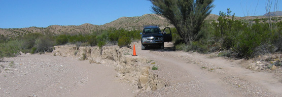 Washout on the Old Ore Road, 2005