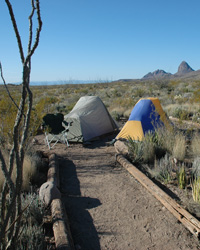 The Robber's Roost campsite is representative of the kind of projects the backcountry permit fee is intended to support.