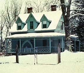 One of the original houses standing in Historic Rugby.