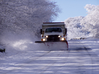 Parkway in winter