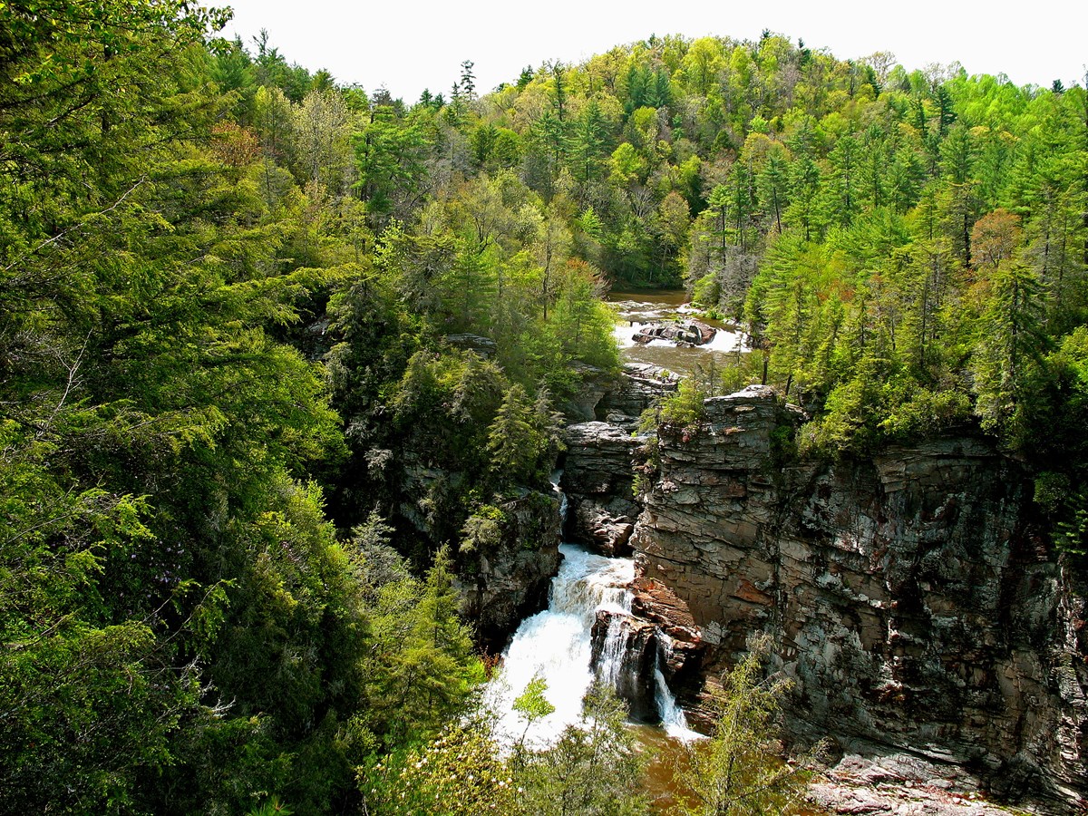 Linville Falls - Milepost 316 - Blue Ridge Parkway (u.s. National Park 