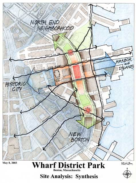 Parcel 14 Context, Rose Kennedy Greenway