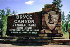Bryce Canyon Main Entrance Sign