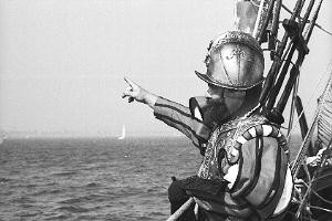 Vintage Photo of Cabrillo Reenactor
