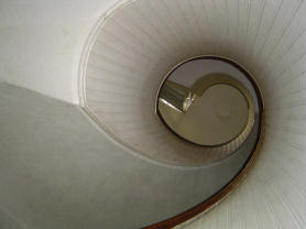Spiral Staircase in Old Point Loma Lighthouse