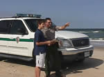 park ranger giving directions