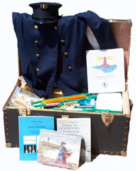 Contents of the Lighthouse Travelling Trunk