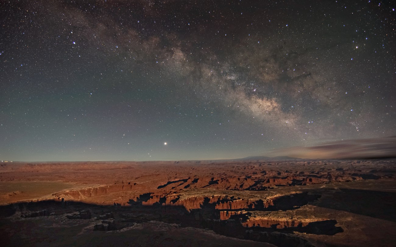 Milky Way over Grand View Point