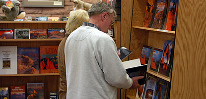 Visitors browsing at one of CNHA's many outlets.