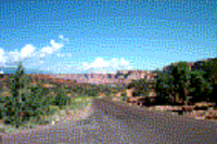 Road through Slickrock Divide