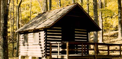 A typical cabin at Camp Misty Mount.