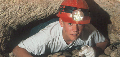 Kids twelve and over might like to try the Spider Cave tour!