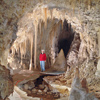 Texas Toothpick on the Lower Cave Tour in Carlsbad Cavern.