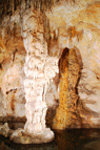 Devil’s Spring on the Natural Entrance Route in Carlsbad Cavern.