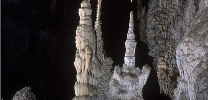 The Chinese Theater in the Big Room of Carlsbad Cavern.