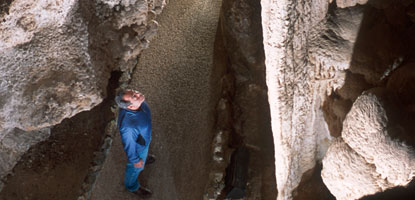 The Queen's Draperies in the Kings Palace area of Carlsbad Cavern.