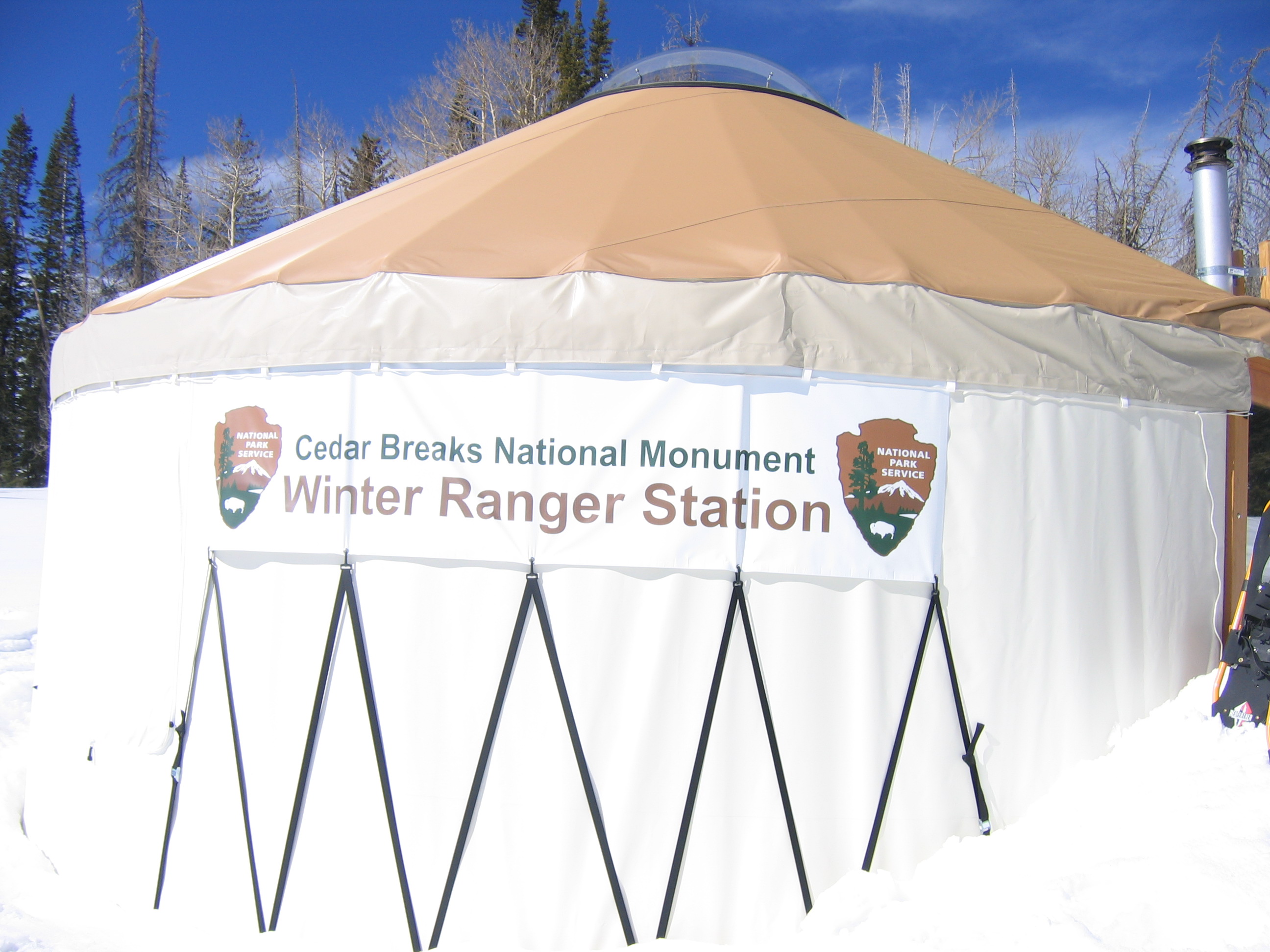 Winter Yurt