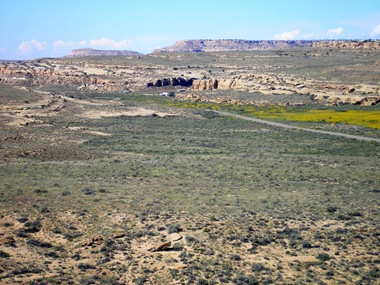 Photo of Gallo Wash illustrating the Cliff House Formation