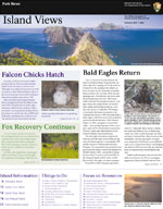 2007-2008 Channel Islands National Park newspaper front page
