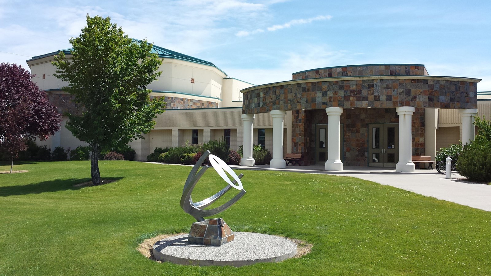 Outside of Herrett Center for Arts & Science in Twin Falls, Idaho