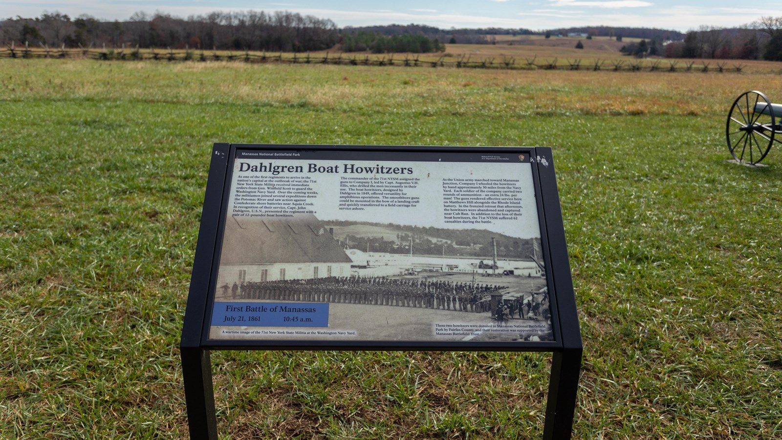 Boat Howitzers on Matthews Hill