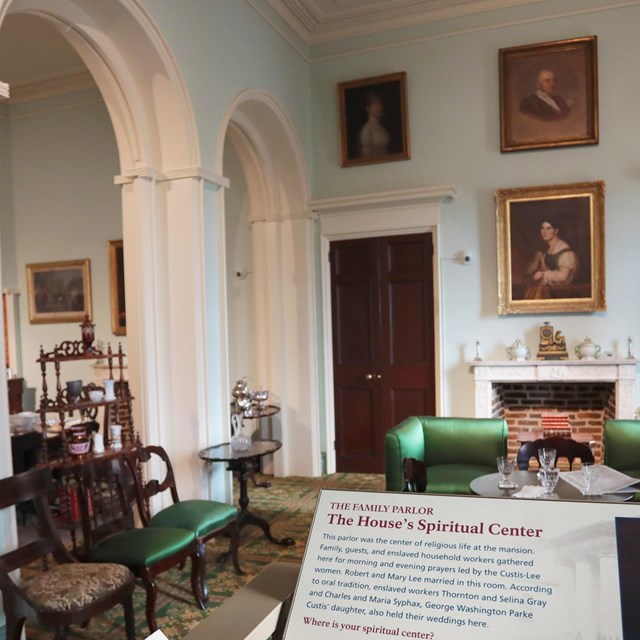 A room inside Arlington House