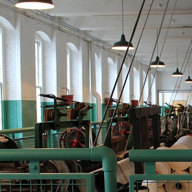 Weave Room at the Boott Cotton Mills Museum